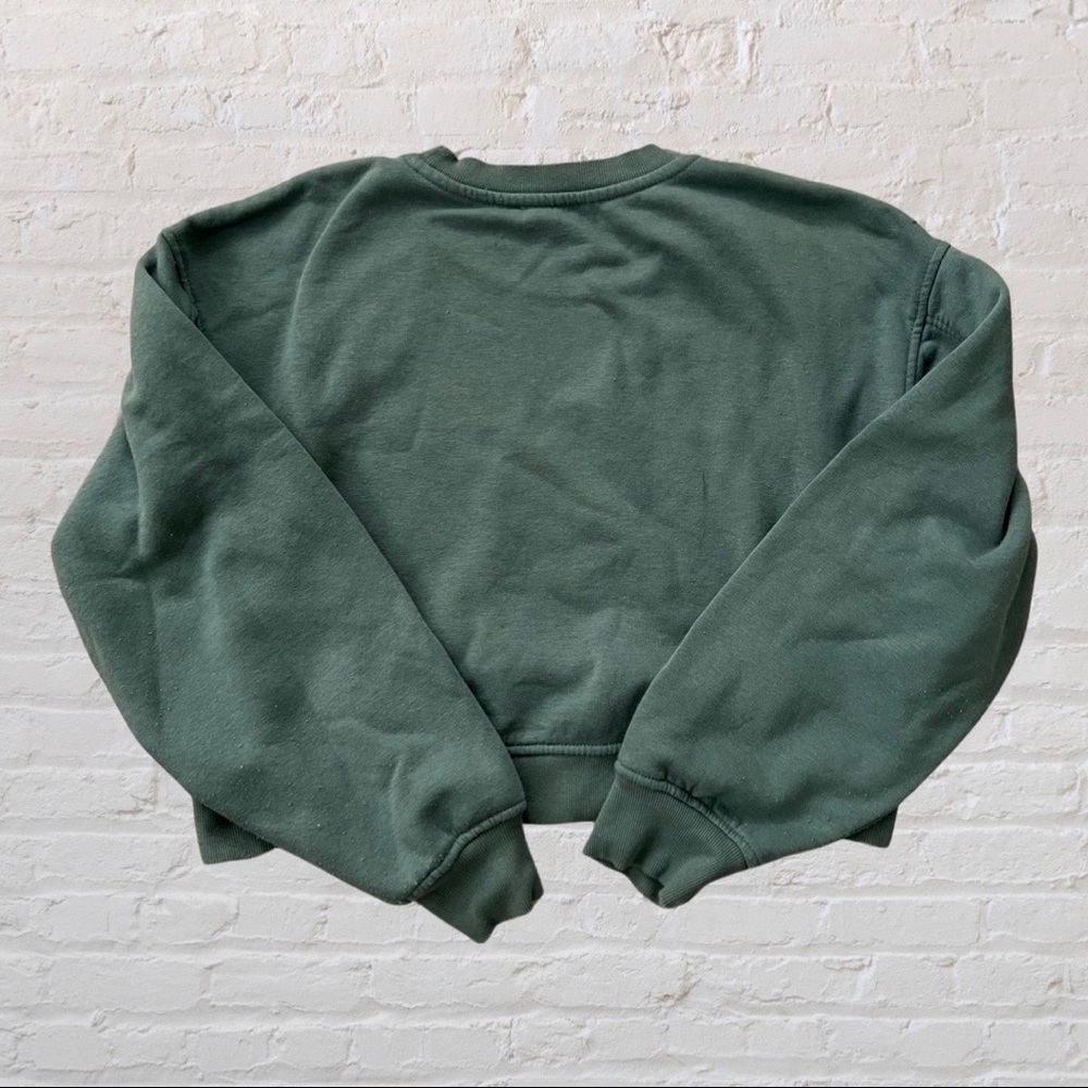 Zara Cropped Pullover Basic Sweatshirt - image 4